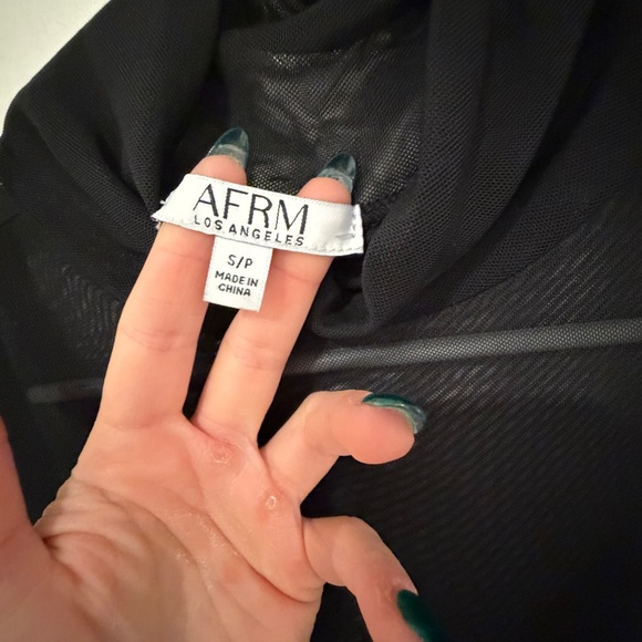 Long Black Mesh Slip Dress - Small - Picture 2 of 2